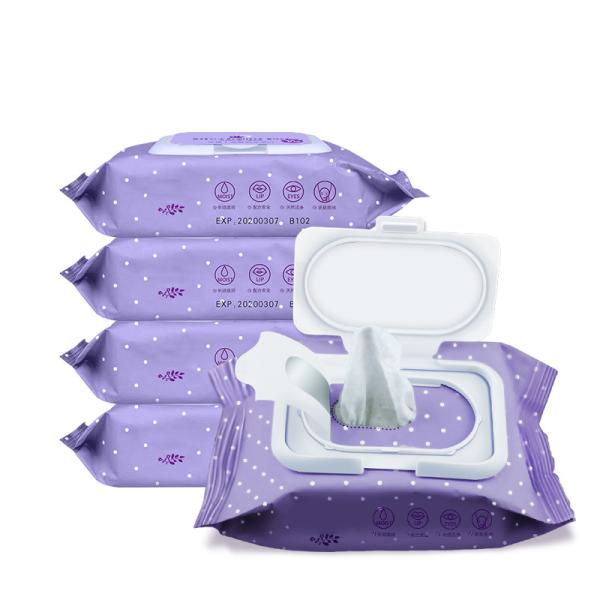 Smooth Surface Makeup Cleansing Wipes , Oil Free Makeup Wipes Disposable Healthy