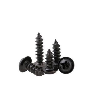 Cheap Stainless Steel Black Zinc Pan Washer Head Self Tapping Sheet Metal Screw with Collar for sale