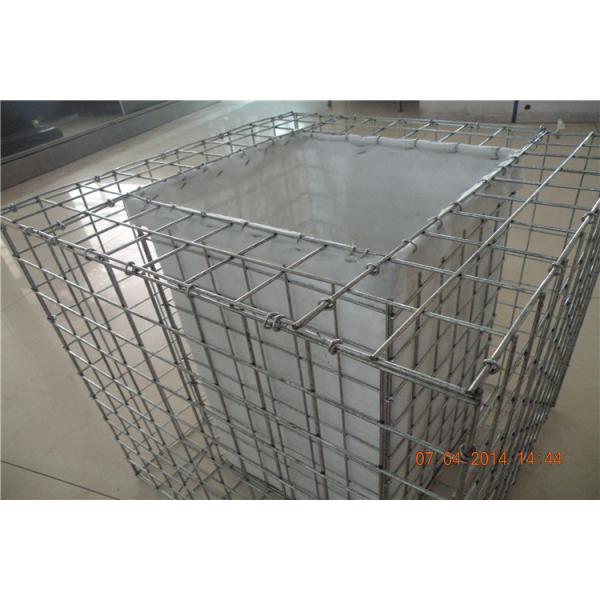 Iron Wire Mesh Rock Baskets Galvanized Stone Cages For Garden Walls