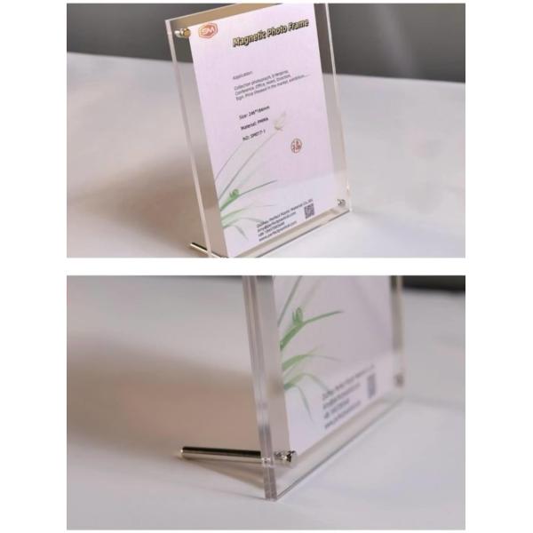 Screw Stand Clear Acrylic Picture Frames Acrylic Cube Photo Frame Acrylic Photo Block