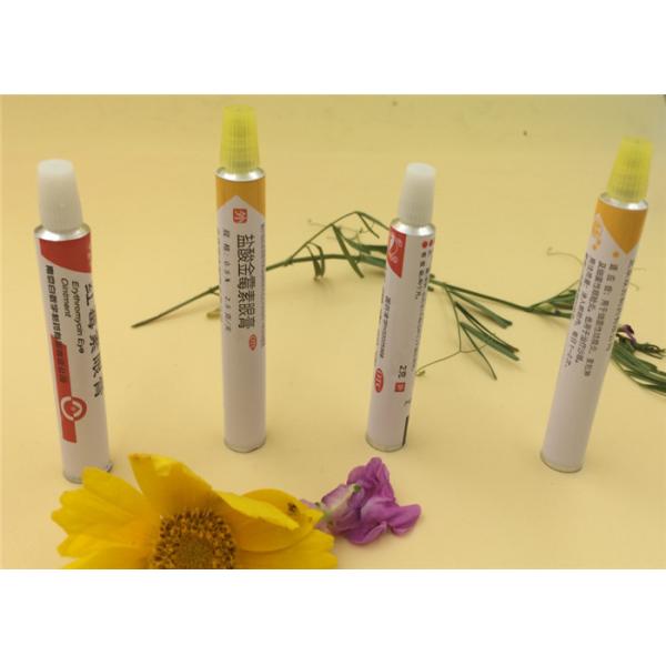 Recyclable Aluminum Eye Ointment Tube Epoxy Phenolic Resin Internal Lacquer
