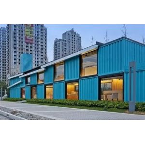 Customized Modular Steel Structures Metal Office Warehouse Buildings Fast Assembling