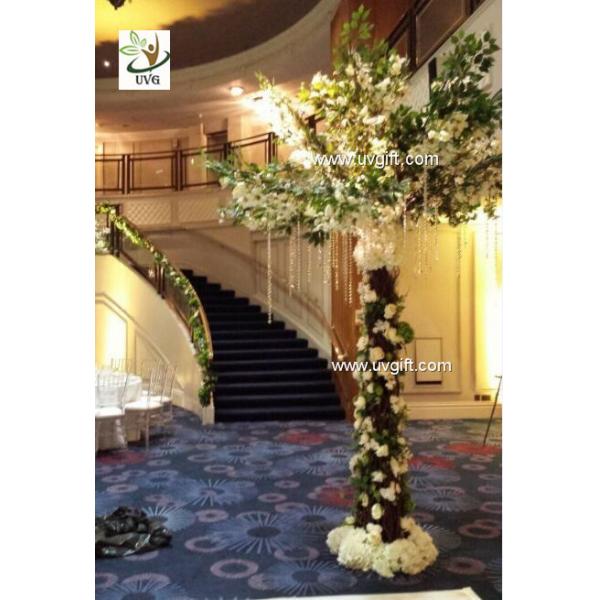 UVG New design 3m White cherry blossom indoor artificial tree for wedding
