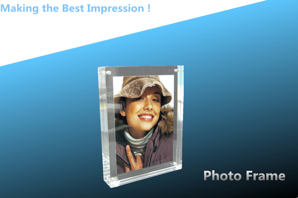 photo frame/crystal photo frame/Rectangle/CRYSTAL CUBE/large rectangle beveled/