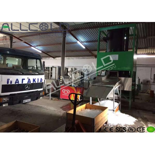 Hotel / Restaurant Tube Ice Maker Equipment Super Stability Low Power Consumption