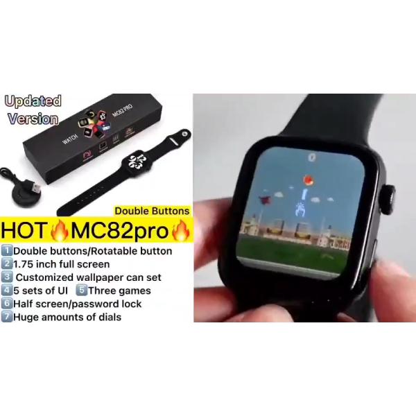 HL82PRO Smartwatch Android Digital 1.75inch Heart Rate FCC CE RoHS Approved