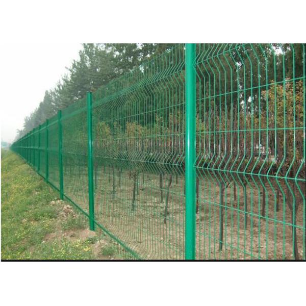 Vandal Resistant Welded Mesh Fence Heavy Gauge Wire Mesh Powder Coating