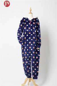 China Super Soft  printed Adult hoodie plush Onesie breathable footed pajamas Family Sleepwear OEM on sale