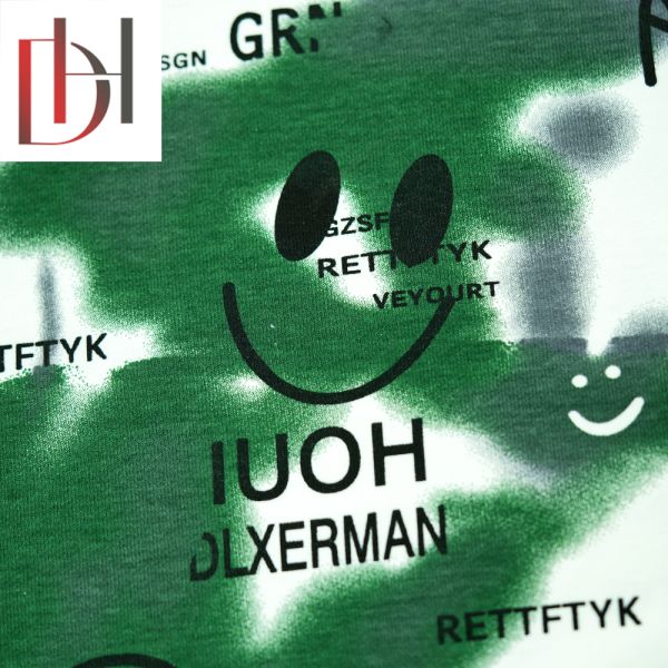 Customized Printed Fabric Medium Weight 100% Polyester Tricot Fabric For Garments