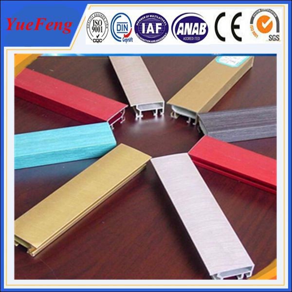 colorful aluminum building material,industrial/decorative aluminum profile extrusion