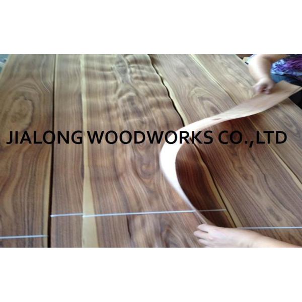 Natural Rosewood Veneer Santos Crown Cut For Chair / dyed wood veneer