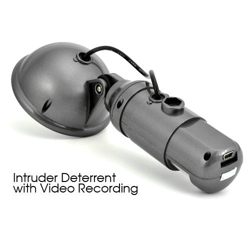 Flood Light IR Night Vision Human Body PIR DVR Camera Intruder Deterrent W/ Motion Detect