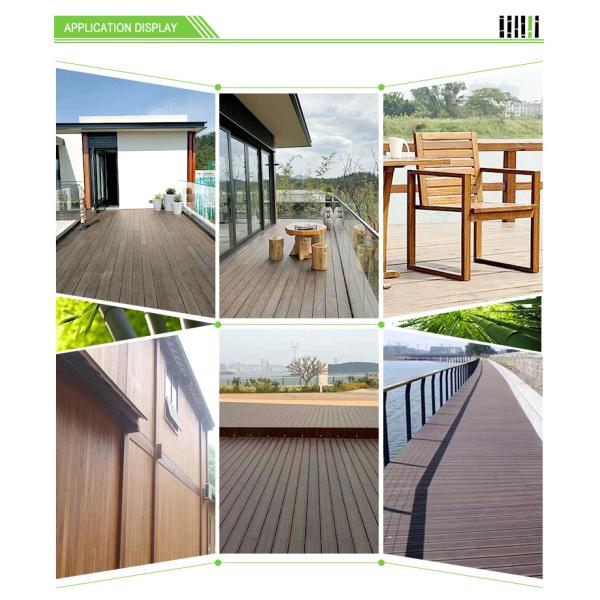 Durable Hardwood Bamboo Deck Tiles Corrosion Resistance For Outdoor Gazebo