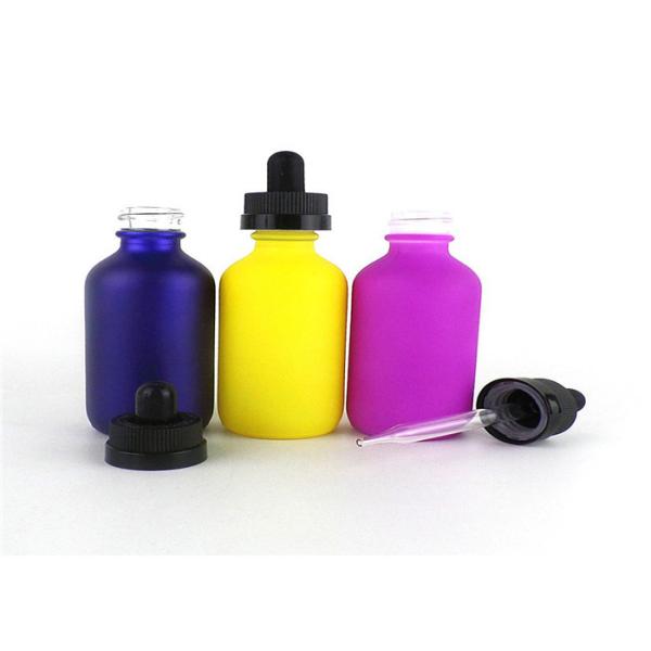 Custom Printed Colored 30ml Glass Dropper Bottles Luxury Cosmetic Packaging