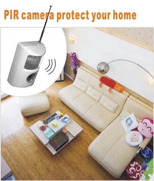 Home Security IR LED Night Vision CCTV Surveillance TF DVR W/ PIR Trigger Video Recording