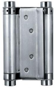 Cheap Satin Stainless Steel Square Door Hinges Double Action Spring Door Hinge for sale