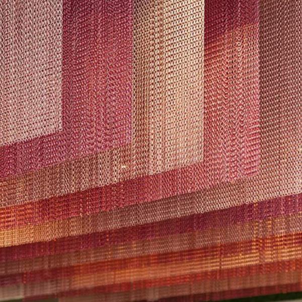 Rectangular Aluminium Chain Fly Curtains Hanging Installation For Home / Office