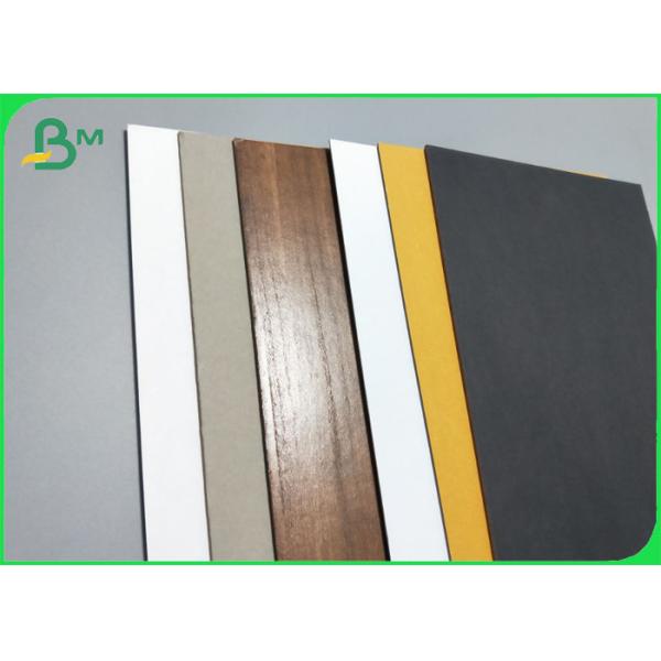 1MM 2MM Thickness Grey Chipoard Black Back Strong Deflection