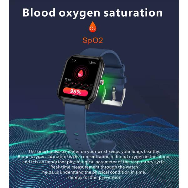 1.7 Inch TFT IP68 High Definition Smart watch Full Screen Touch