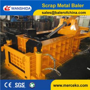 Cheap Forward out Aluminum scrap metal baler compactor to pack scrap steel from China manufacturer for sale