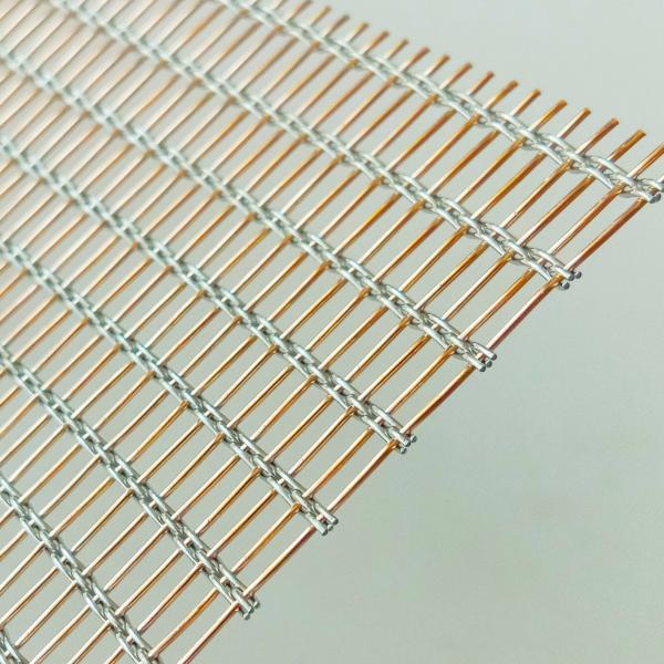 UV Protection Metal Laminated Glass , Fabric Laminated Glass With Metal Mesh