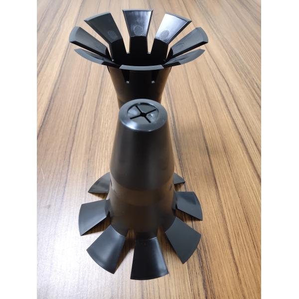 Hot / Cold Runner Injection Molded Plastic Parts Signle Cavity 40 Seconds Cycle Time