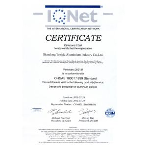 MAXL INTERNATIONAL GROUP CO.,LTD ZHANGJIAGANG CHANGHONGIMP&EXP CO.,LTD Certifications