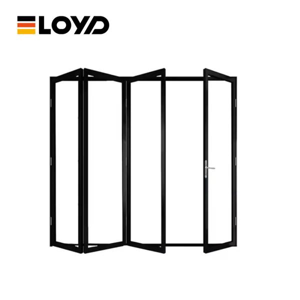 Collapsible Glass Aluminium Bi Fold Doors 80x72 For Patio Customizable