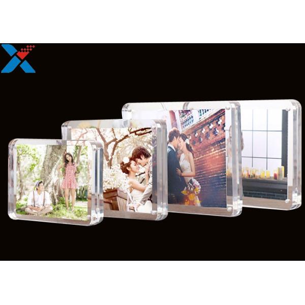 Clear Magnet Acrylic Photo Frame PMMA Certificate Pictures Table Frame