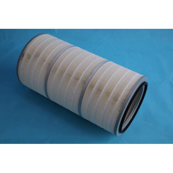 High Efficiency Polyester Dust Filter Cartridge Good Abrasion Resistance