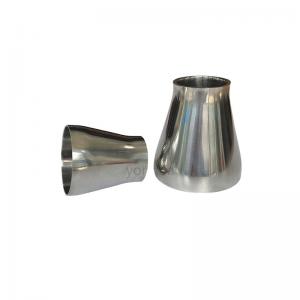 China Sanitary Stainless Steel 304 316L Tri Clamp Pipe Fitting Long Short Pipe Weld Eccentric Reducer on sale