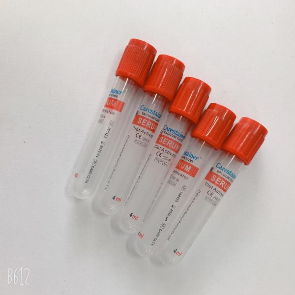 PET / Glass Capillary Blood Collection Tubes Blood Specimen Collection