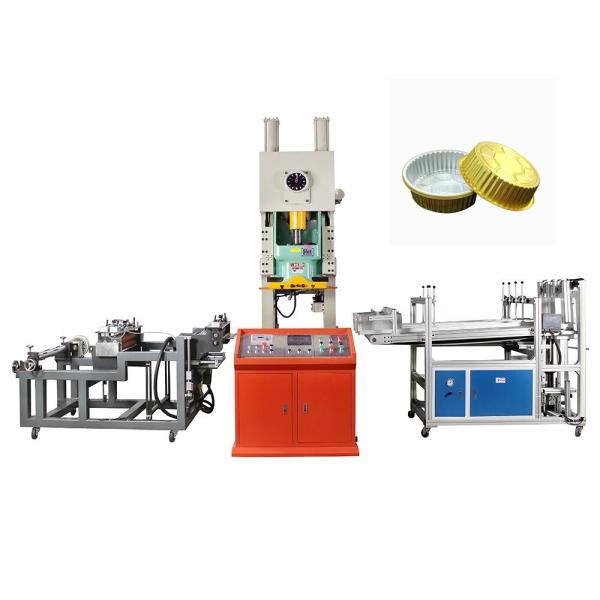 Aluminum Foil Container Making Machine for Wood Packaging Material and Press Dimension