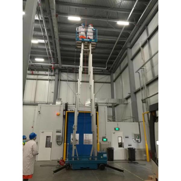 Outdoor 14 Meter Height Access Platforms Electric Scissor Lift Platform For Window Cleaning