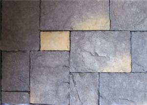 Cheap Interior / Exterior Artificial Wall Stone Multiple Color With Solid Surface for sale