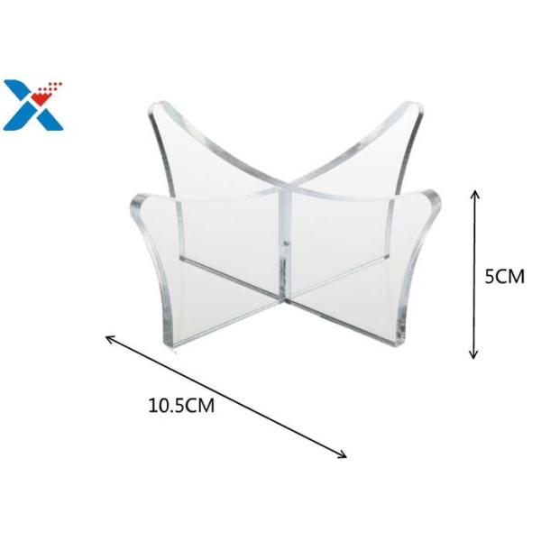 Football / Acrylic Basketball Holder Display , Volleyball  Acrylic Sphere Stands