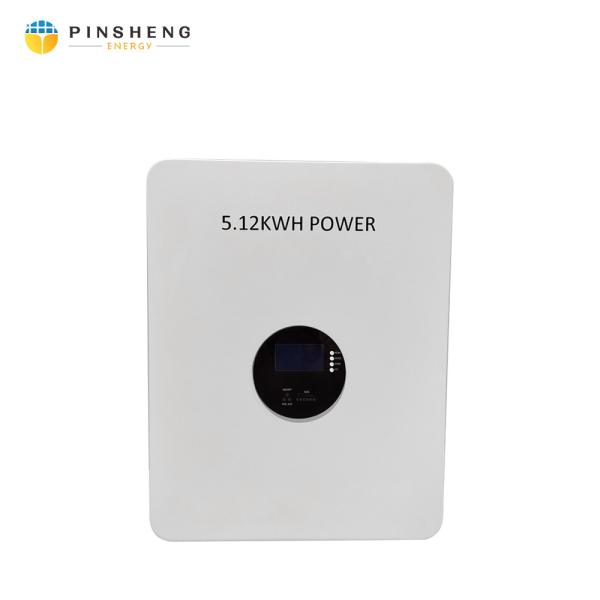 Pinsheng Wall mounted 48V 100AH 5KWH Home Solar Battery Pack LiFePO4 Power Wall Energy Storage Lithium Battery 51.2V 200AH 10KWH