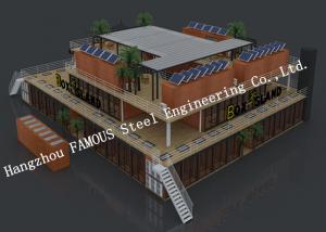 Cheap Customised Modular Prefab Container House For Shopping Center Or Coffee Bar for sale