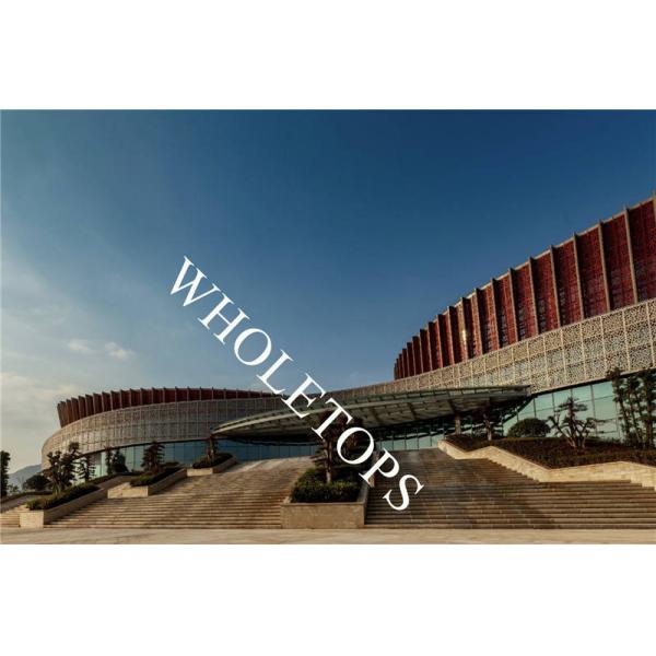 7.0MM Laser Cut Facade Panels / SGS Laser Cut Wall Art Panels For Curtain