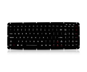 Cheap EMC Backlight Rugged Portable Laptop Keyboard IP65 IP68 Waterproof for sale