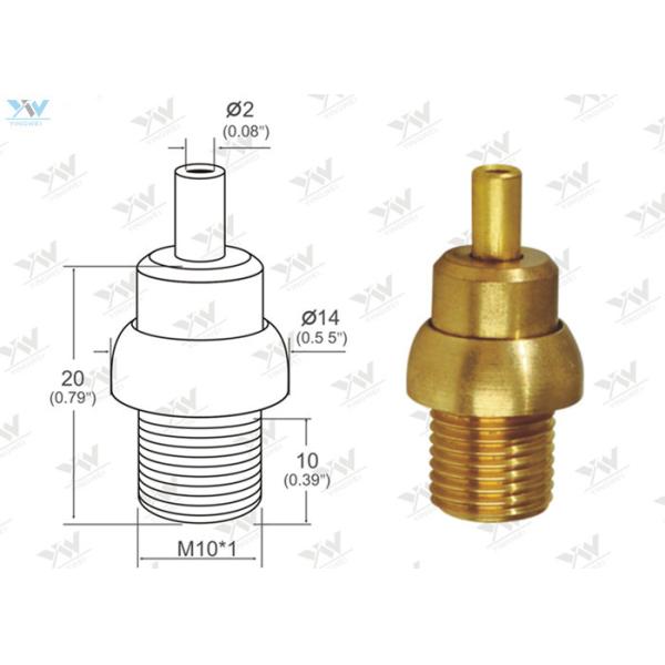 Bottom Cable Exit Brass Cable Gripper Adjustable Wire Grippers No Finishing Color