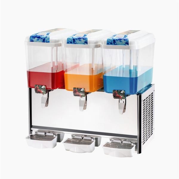 12L 3 Tanks Cold Drink Dispenser Juicer With Led Light