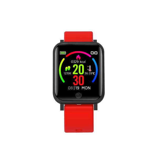 F22 Heart Rate Smartwatch 170 MAh NFC Answerable Telephone Temperature Monitoring