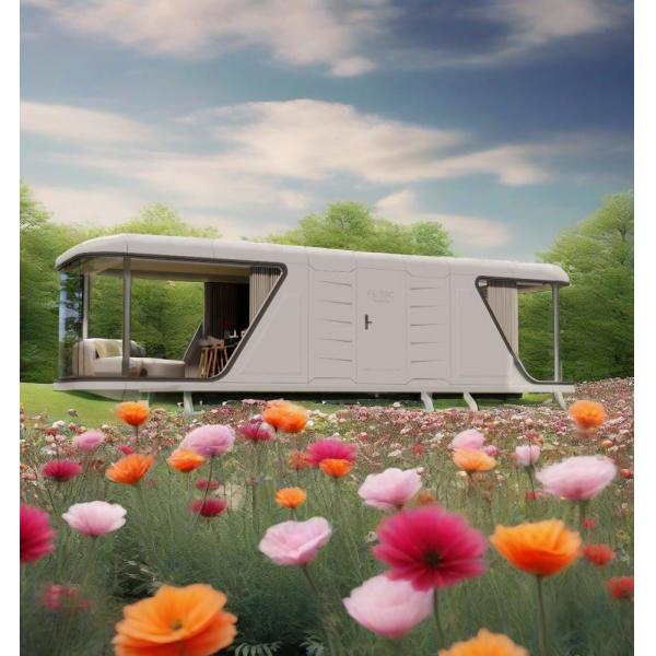 Customizable Space Capsule House Unique Design Various Applications Interior Rendering Picture Included