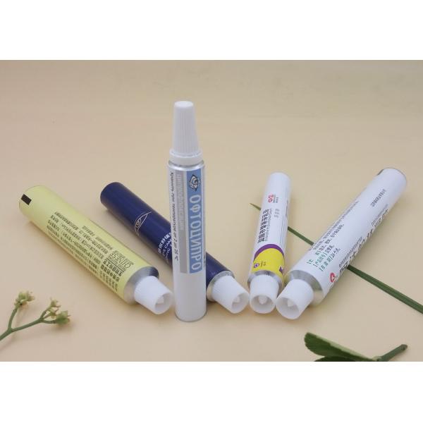 15g Aluminum Toothpaste Tube , Membrane Thread Tube Cosmetic Packaging