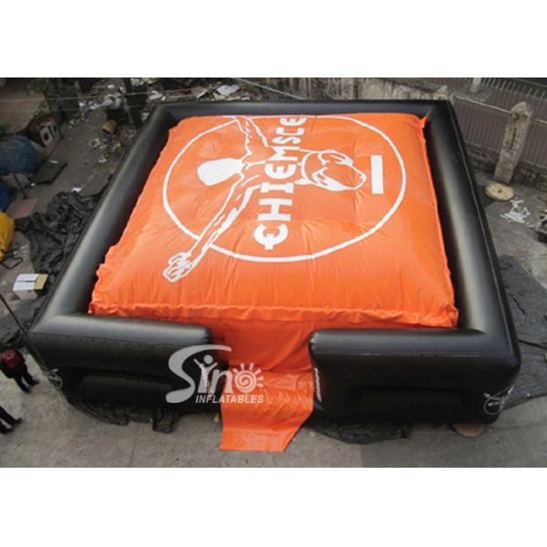 10x10m Outdoor Big BMX Inflatable jump air bag for outdoor stunt trainning