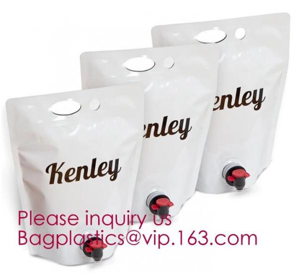 Custom Printing Logo High quality Eco-friendly Reusable Soft drink bag with spout,stand up spout pouch doypack aluminum