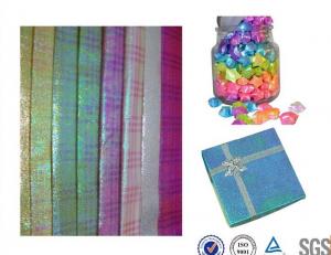 Cheap Pearl rainbow Gift wrapping paper for bouquets , christmas wrap paper for sale
