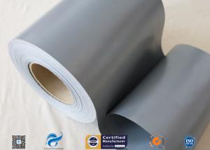 Cheap 20cm Width Waterproof Grey PVC Woven Fabric Tear Resistant 0.3mm 7.9 Width for sale