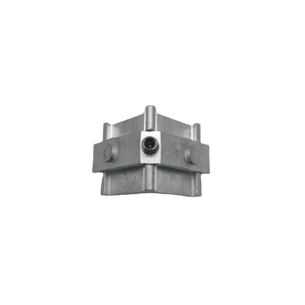 V Shaped 6063T5 Aluminium Corner Joint Height 9.5mm For Window Frame Connecting